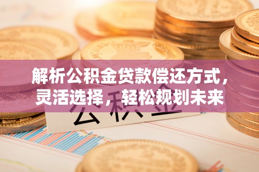 南开解析公积金贷款偿还方式，灵活选择，轻松规划未来