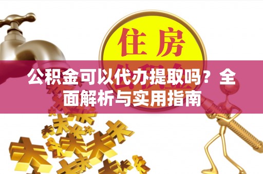 南开公积金可以代办提取吗？全面解析与实用指南
