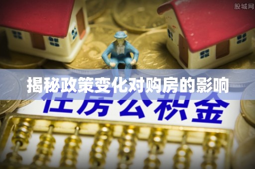 南开揭秘政策变化对购房的影响