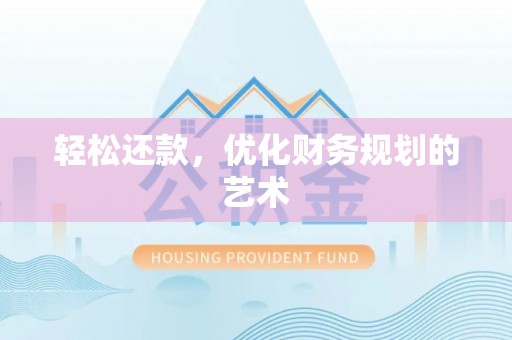 南开轻松还款，优化财务规划的艺术