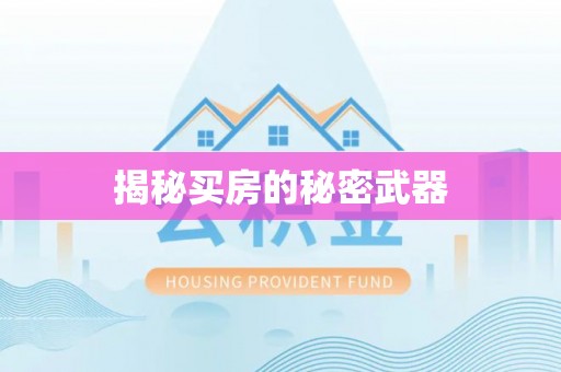 南开揭秘买房的秘密武器