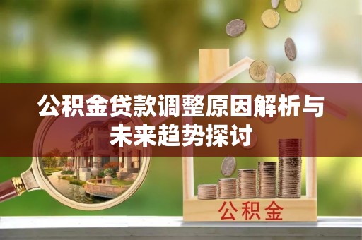 南开公积金贷款调整原因解析与未来趋势探讨