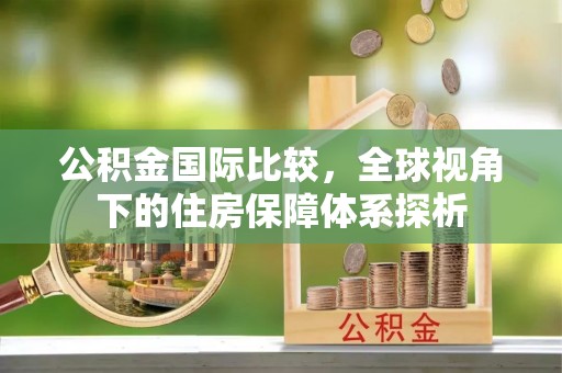 南开公积金国际比较，全球视角下的住房保障体系探析