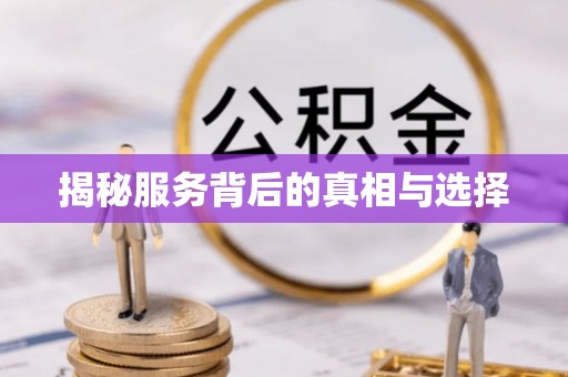南开揭秘服务背后的真相与选择