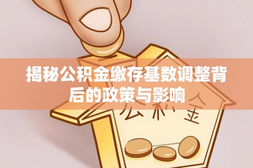 南开揭秘公积金缴存基数调整背后的政策与影响