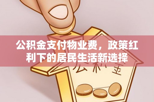 南开公积金支付物业费，政策红利下的居民生活新选择