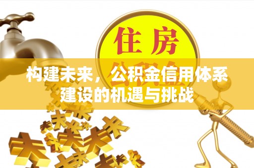 南开构建未来，公积金信用体系建设的机遇与挑战