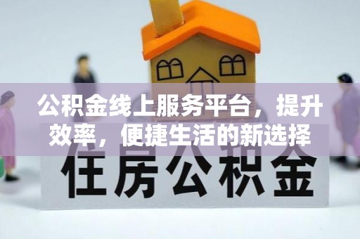 南开公积金线上服务平台，提升效率，便捷生活的新选择