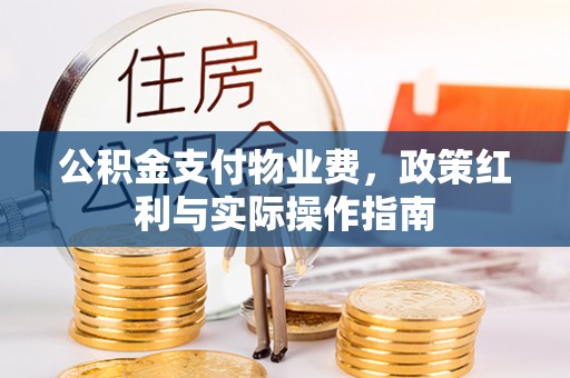南开公积金支付物业费，政策红利与实际操作指南