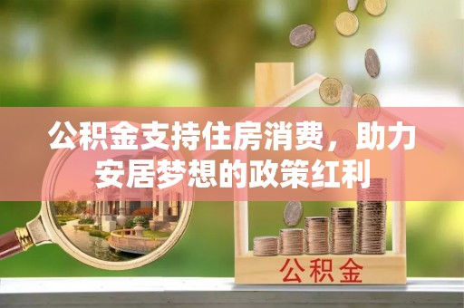 南开公积金支持住房消费，助力安居梦想的政策红利