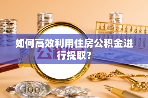南开如何高效利用住房公积金进行提取？